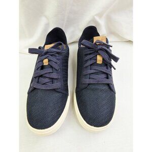 Olukai Pehuea Li 9.5 Womens DEDE Low Lace Navy Embroidered Logo Comfort Sneakers